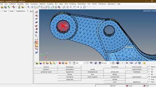 Mass Participation factor in Normal Modal Analysis in Hype mesh