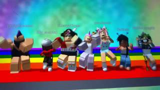 Pink Fluffy Unicorns Dancing On Rainbows Roblox Videos - 