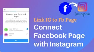 Link Instagram Account To Facebook Page || Connect Facebook Page with Instagram 2021