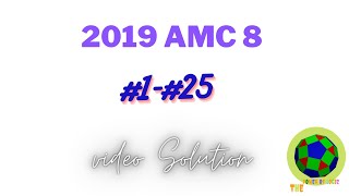 2019 AMC 8 Full Solutions