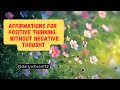 POSITIVE THINKING AFFIRMATION daily vibrant