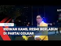 Ridwan Kamil Resmi Berlabuh di Partai Golkar