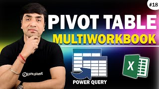 Pivot Table Multiple Workbook | Create a Pivot Table from Multiple Workbooks | Excel Power Query