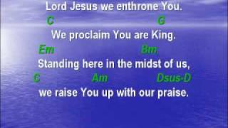 CFC EDMONTON - CLP SONG - LORD JESUS, WE ENTHRONE YOU with lyrics