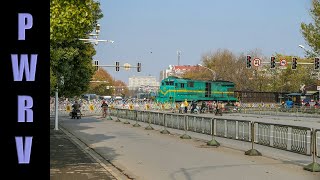 Chinese Railways - USA built ND5 Class (GE C36-7) Diesels With Freight Trains in Nanjing (pt 1/2)