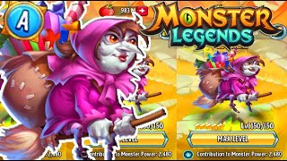 🔴Monster Legends LA BEFANA 150 Review 😍 Colisseum Hater Tales Challenge Treasure Cave Conjuring