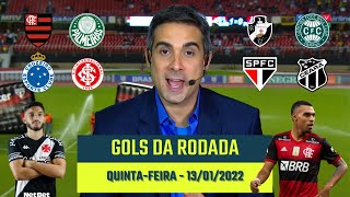 GOLS DESTA QUINTA FEIRA - 13/01/2022 - CHUVA DE GOLAÇOS NO MATA A MATA DA COPINHA