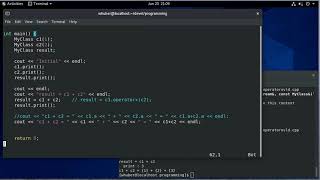 Overloaded Operators in C++ - operatorovld.cpp