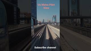 US Metro Pilot View 🚇 #youtubeshorts#shorts#short#viral#trending#shortvideo#shortsfeed#Usmetro#like