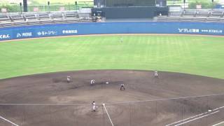 帝京第五高校3塁手のファインプレー　vs済美高校（甲子園予選2017愛媛県大会決勝戦）