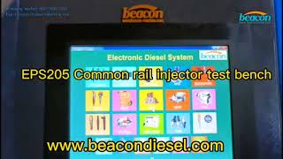 Beacon Machine eps205 electronic laboratory equipment common rail diesel fuel injector test bank