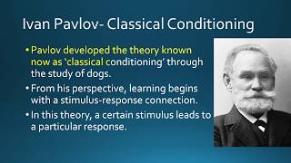 #SPSC #Lecturer Theories of Learning - Behaviorism: Pavlov, Thorndike, Watson and Skinner
