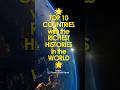 Top 10 Countries with the Richest Histories in the World #shorts #top10