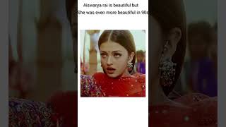 Aiswarya rai is beautiful but she  was even more beautiful in 90s #aishwarya #bollywood  #song