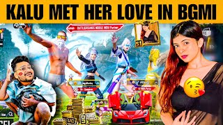 BGMI with random south delhi girl - funniest moments | KALU PRANK ON RICH RANDOM PLAYER