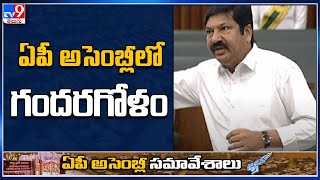 Ap Assembly : ఏపీ అసెంబ్లీలో గందరగోళం - TV9