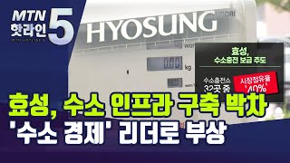 수소 생산부터 충전 시설 확대까지…효성, '수소 경제' 리더로 부상 / 머니투데이방송 (뉴스)