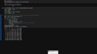 Slow Motion Matrix Multiplication Table Population ( Concept ) python
