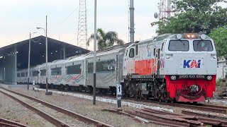 HUNTING KEDATANGAN DAN KEBERANGKATAN KERETA API DI STASIUN KEDIRI