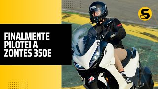 Pilotei a Zontes 350E em Interlagos!