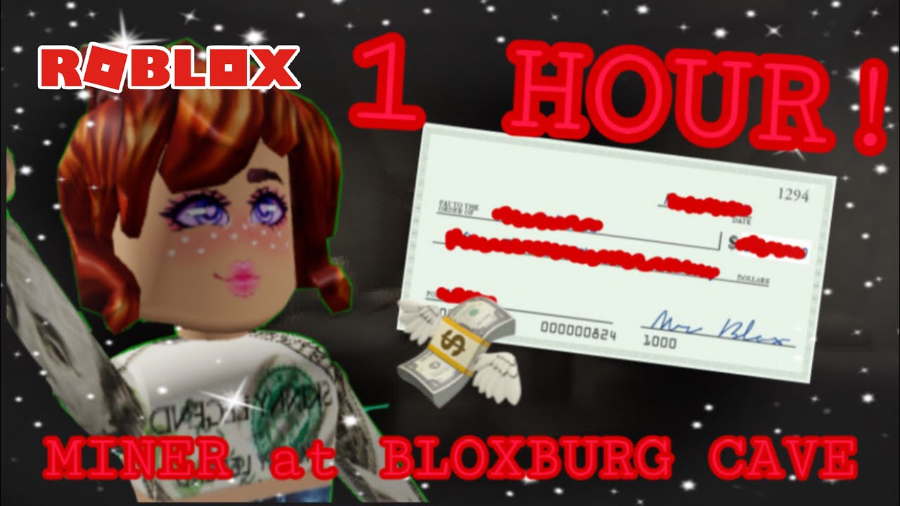 1 HOUR Working As A Miner At The Bloxburg Cave ⛏ ROBLOX Bloxburg ...