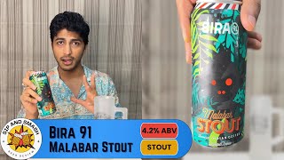 Daily Beer Review – Bira 91 Malabar Stout | 500ml Can Chug \u0026 Rating | 4.2% ABV Limited Edition Stout