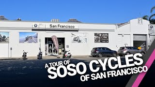 A tour of SoSo Cycles of San Francisco with Mike!