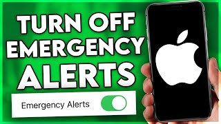 How to Turn OFF Emergency Alerts on iPhone (2025)