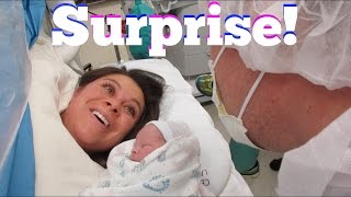 👶SURPRISE GENDER REVEAL C SECTION BIRTH🏥! BOY👦 OR GIRL👧? BIRTH VIDEO (LIVE & CLEAN) | DYCHES FAM
