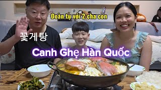 Đoàn tụ với cha con Woo nấu nồi Canh ghẹ 꽂개탕 Woo nhớ mẹ lắm