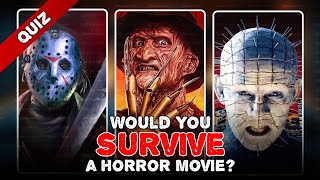 Would You Survive a Horror Movie? 😱 | personality test | quiz