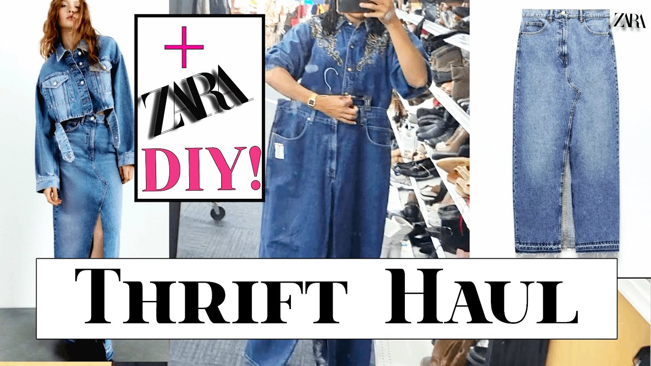 Thrift With Me Fall Trends Zara Skirt Diy Dossier Deals