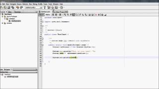 NetBeans Java Tutorial User Input #2