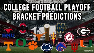 College Football Playoff Bracket Prediction!