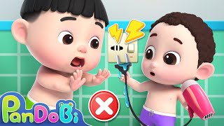 Taking Bath Safety Song | Bath Song | Play Safe Song + More Nursery Rhymes \u0026 Kids Songs - Pandobi