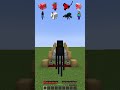 hanging over spikes vs mobs challenge meme shorts minecraft