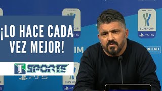 DESTACA Gennaro Gattuso que Hirving 'El Chucky' Lozano JUEGA cada vez MEJOR con el Napoli