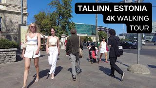 City walks series - Tallinn, Estonia (4K walking tour)