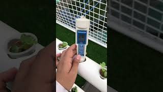 PH meter TDS/EC/PH\u0026TEMP Green Screen #rithy_chen eduwow #tutorial #selfsustainable #food #seedling