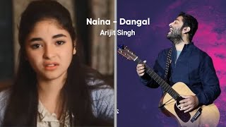 Naina - Dangal | Aamir Khan - Zaira Wasim | Arijit Singh | Amitabh Bhattacharya|Most Beautiful music
