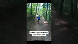 #cyganka trasa zielona w kompleksie Enduro Trails w Bielsku-Białej #mtb #downhill  #mtblife