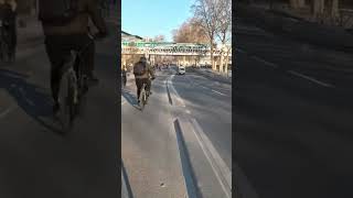 Getting Over Excited Spotting Métros 🚇 During a🚲 Bike Commute in Paris. 🤷🏿