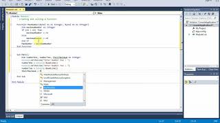 CREATE AND CALL A FUNCTION : Vb.Net Tutorial