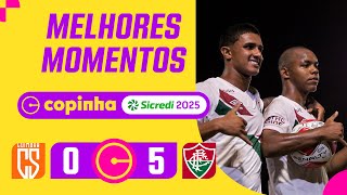 COIMBRA 0 X 5 FLUMINENSE | MELHORES MOMENTOS | RODADA 2 | FASE DE GRUPOS | COPINHA 2025