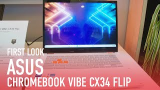 CES 2023 First Look: Asus Changes Up Gaming Chromebooks With the 2-n-1 Vibe CX34