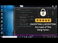 Coding Encrypting and Decrypting program with Python #encryptingfile #python