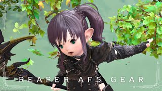 リーパーのAF5装備・アサシン衣装『リーパー』（ララフェル女子Ver.）-Final Fantasy XIV-