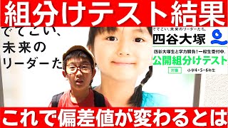 中学受験 四谷大塚組分けテストの結果 鉄仮面先生のアドバイスを無視したら偏差値が変わりました#中学受験 #四谷大塚 #日能研 #早稲田アカデミー #小学生