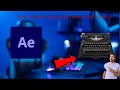 How to Make a Typewriter Effect in After Effects! Tutorial 2023!