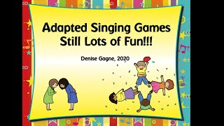 Wednesday Webinar #3: Adapting Singing Games for No-Touch Classes